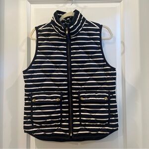J. Crew Navy Puffer Vest